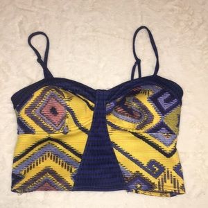 Tribal crop top